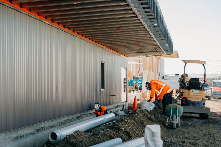 Back of house area in the new terminal